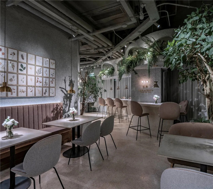 鄭州連鎖餐飲裝修公司推薦花廚時尚連鎖餐廳裝修設(shè)計(jì)方案